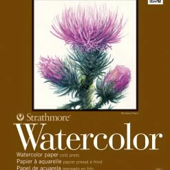 Promo 🔥 Strathmore 400 Artist Watercolor Pad, 9 X 12 Inches, 140 Lb, 12 Sheets ⌛