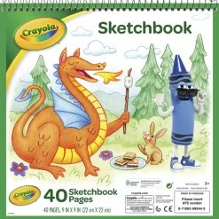 Best deal 🎉 Crayola Sketchbook, 9 X 9 Inches, 40 Sheets 👍