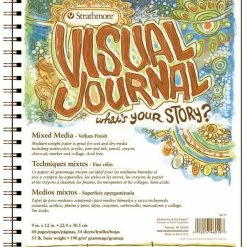 Discount 🤩 Strathmore Visual Mixed Media Pad, 9 X 12 Inches, 90 Lb, 34 Sheets 🌟