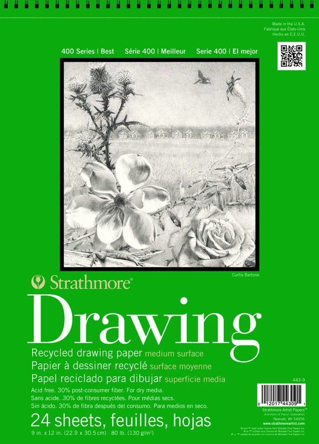 Cheapest โจ Strathmore 400 Series Recycled Drawing Pad, 9 X 12 Inches, 80 Lb, 24 Sheets ๐งจ 3 Cheapest โจ Strathmore 400 Series Recycled Drawing Pad, 9 X 12 Inches, 80 Lb, 24 Sheets ๐งจ