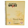 New 👍 School Smart Wirebound Sketch Book, 8-1/2 X 11 Inches, 50 Lb, 50 Sheets ⭐ -Canson Shop 1465889 A ecommfullsize
