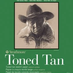 Wholesale 👍 Strathmore 400 Series Toned Tan Drawing Pad, 11 X 14 Inches, 80 Pound, 24 Sheets ⭐