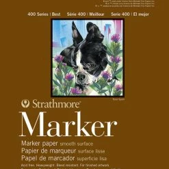 Best Sale 🔥 Strathmore 400 Series Marker Pad, 6 X 8 Inches, 50 Lb, 24 Sheets 🤩