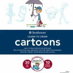 Wholesale ⭐ Strathmore Learn To Draw Cartoons Instructional Drawing Pad, 9 X 12 Inches, 64 Lb, 40 Sheets 🤩