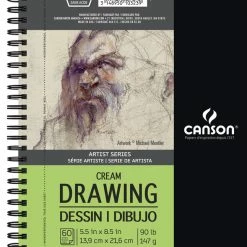 Coupon 🌟 Canson Artist Series Drawing Pad, 5-1/2 X 8-1/2 Inches, 90 Lb, 60 Sheets ✨