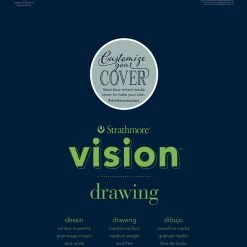 Coupon 🎉 Strathmore Vision Drawing Pad, 11 X 14 Inches, 64 Lb, 65 Sheets 🔥