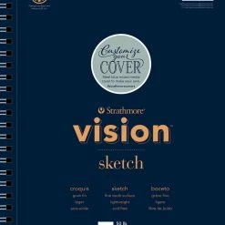 Buy 🎁 Strathmore Vision Sketch Pad, 9 X 12 Inches, 50 Lb, 110 Sheets 😉