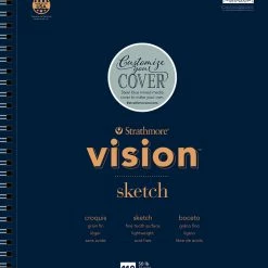 Hot Sale ✔️ Strathmore Vision Sketch Pad, 11 X 14 Inches, 50 Lb, 110 Sheets 🧨