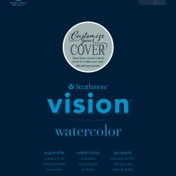 Coupon 🤩 Strathmore Vision Watercolor Pad, 9 X 12 Inches, 140 Lb, 30 Sheets 🎁