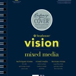 Coupon 🔔 Strathmore Vision Mixed Media Pad, 7 X 10 Inches, 98 Lb, 70 Sheets ⭐