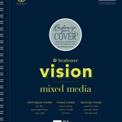 Cheapest 🔥 Strathmore Vision Mixed Media Pad, 9 X 12 Inches, 98 Lb, 70 Sheets 👏