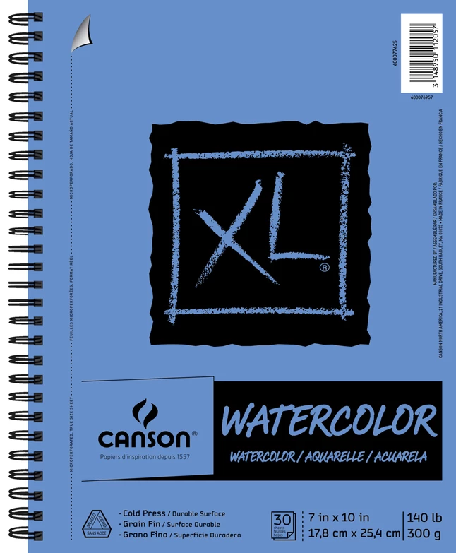 Best Sale 😀 Canson XL Watercolor Pad, Side Wire, 7 X 10 Inches, 140 Lb, 30 Sheets 💯 3 Best Sale 😀 Canson XL Watercolor Pad, Side Wire, 7 X 10 Inches, 140 Lb, 30 Sheets 💯