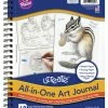 Best Pirce 🔥 Ucreate All-in-One Art Journal, 9 X 12 Inches, White, 60 Sheets 🎁
