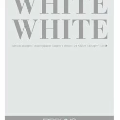 Budget 👍 Fabriano White White Drawing Pad, 8 X 8 Inches, 300 Gsm, 20 Sheets 🌟