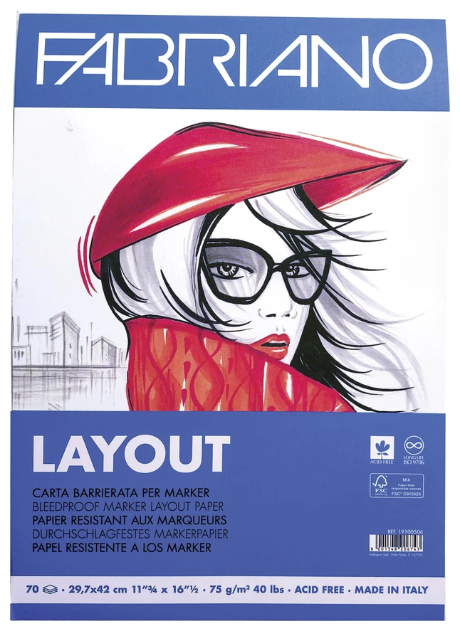 Best Sale 🔥 Fabriano Marker Layout Pad, 11-3/4 X 16-1/2 Inches, 40 Lb, 70 Sheets 😀 3 Best Sale 🔥 Fabriano Marker Layout Pad, 11-3/4 X 16-1/2 Inches, 40 Lb, 70 Sheets 😀