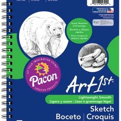 Wholesale 🎁 Pacon Art1st Sketch Diary, 8-1/2 X 11 Inches, White, 70 Sheets 🎁