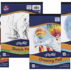 Budget 👍 UCreate Art Pad Bundle, 9 X 12 Inches, 4 Assorted Types, 144 Sheets 💯