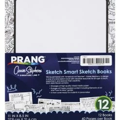 Best Sale 🎁 Prang Sketch Smart Sketch Book, White, 11 X 8-1/2 Inches, 40 Sheets 🌟