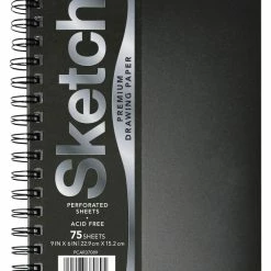 Best deal 🎁 UCreate Poly Cover Sketch Book, Heavyweight, 9 X 6 Inches, 75 Sheets 🎉