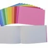 Budget 👍 School Smart Bright Blank Books, 5-1/2 X 8-1/2 Inches, Assorted Colors, 16 Sheets, Pack Of 12 😉 -Canson Shop 2088938 A ecommfullsize