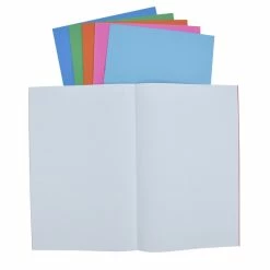 Coupon 💯 School Smart Bright Blank Books, 11 X 17 Inches, Assorted Colors, 6 Sheets, Pack Of 6 🥰