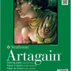 Deals 🎉 Strathmore Artagain 400 Series Paper Pad, 9 X 12 Inches, Assorted Colors, 24 Sheets ❤️