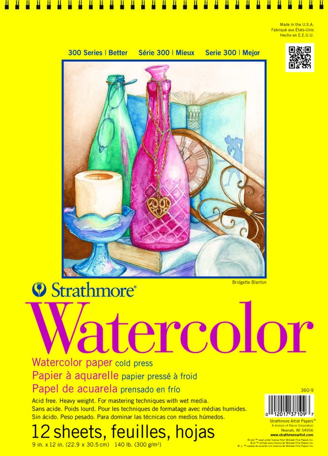 Best Sale ๐ Strathmore 300 Series Watercolor Pad, 9 X 12 Inches, 140 Lb, 12 Sheets ๐ 3 Best Sale ๐ Strathmore 300 Series Watercolor Pad, 9 X 12 Inches, 140 Lb, 12 Sheets ๐