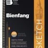 Budget 🌟 Bienfang Spiral Bound Lightweight Sketchbook, 50 Lb, 8-1/2 X 11 Inch, 100 Sheets 😀