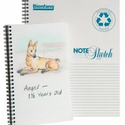 Outlet 🎉 Bienfang Horizontal Sketchbook, 8-1/2 X 11 Inches, 60 Lb, 64 Sheets 🎁