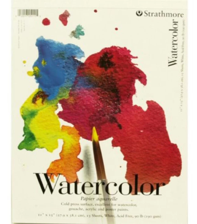 Budget 👏 Strathmore 200 Series Watercolor Pad, 11 X 15 Inches, 90 Lb, 15 Sheets 👏 3 Budget 👏 Strathmore 200 Series Watercolor Pad, 11 X 15 Inches, 90 Lb, 15 Sheets 👏
