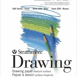 Outlet 🌟 Strathmore 200 Series Drawing Pad, 5-1/2 X 8-1/2 Inches, 64 Lb, 40 Sheets 🤩