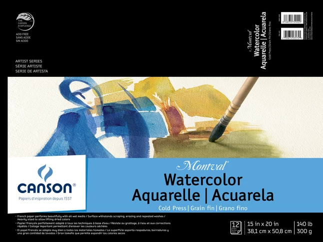 Best deal ๐ฏ Montval Acid-Free Cold Press Watercolor Paper, 140 Lb, 15 X 20 Inch, Natural White โ 3 Best deal ๐ฏ Montval Acid-Free Cold Press Watercolor Paper, 140 Lb, 15 X 20 Inch, Natural White โ