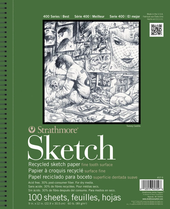 Deals 🤩 Strathmore 400 Series Recycled Sketch Pad, 11 X 14 Inches, 60 Lb, 100 Sheets 😀 3 Deals 🤩 Strathmore 400 Series Recycled Sketch Pad, 11 X 14 Inches, 60 Lb, 100 Sheets 😀
