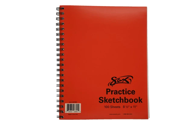 Outlet ๐ Sax Spiral Binding Sketchbook, 50 Lbs, 8-1/2 X 11 Inches, White, 100 Sheets ๐ 3 Outlet ๐ Sax Spiral Binding Sketchbook, 50 Lbs, 8-1/2 X 11 Inches, White, 100 Sheets ๐